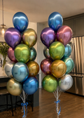Multicolor Reflex Latex Balloons Set #007