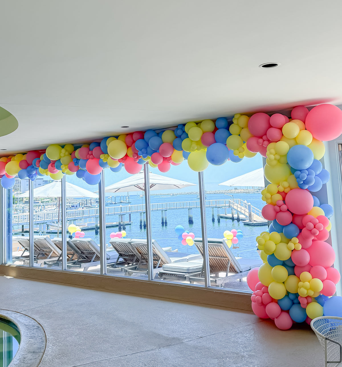 Colorful Organic Balloon Garland #034